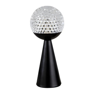 Minimalist Globe Shade Cone Base Geometric Table Lamp Zawala Image - 14