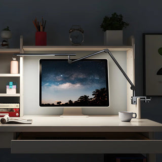Modern Simple Black Adjustable Metal Arm Table Lamp Zawala Image - 3
