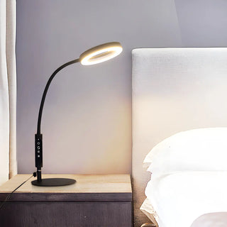Modern Adjustable Brightness LED Circle Table Lamp Zawala Image - 1