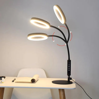 Modern Adjustable Brightness LED Circle Table Lamp Zawala Image - 7