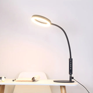 Modern Adjustable Brightness LED Circle Table Lamp Zawala Image - 8
