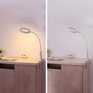 Modern Adjustable Brightness LED Circle Table Lamp Zawala Image - 9
