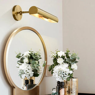 Modern Adjustable Geometric Metal LED Vanity Light Zawala Image - 1