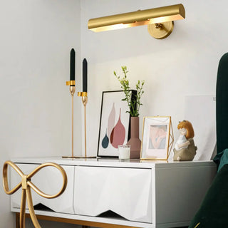 Modern Adjustable Geometric Metal LED Vanity Light Zawala Image - 16