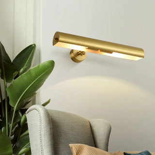 Modern Adjustable Geometric Metal LED Vanity Light Zawala Image - 2