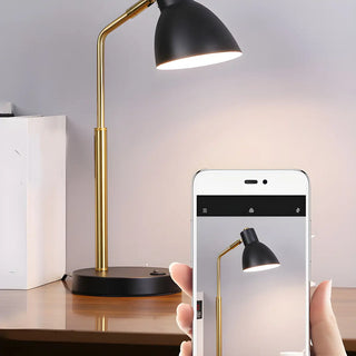 Modern Minimalist Black Plug-in Bedside Table Lamp Zawala Image - 8