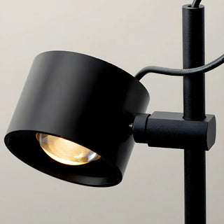 Minimalist Adjustable Black Cylinder Metal Floor Lamp Zawala Image - 11