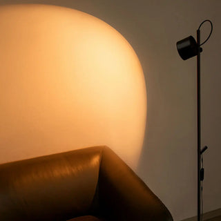 Minimalist Adjustable Black Cylinder Metal Floor Lamp Zawala Image - 8