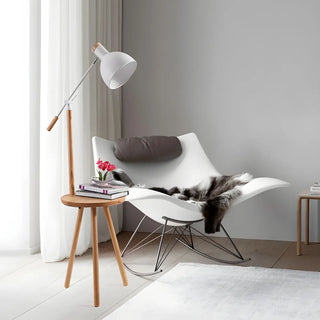Modernist Dome Adjustable Arm LED Metal Floor Lamp Zawala Image - 3