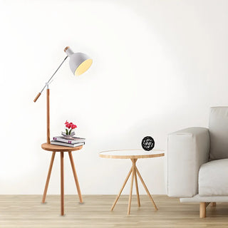 Modernist Dome Adjustable Arm LED Metal Floor Lamp Zawala Image - 5