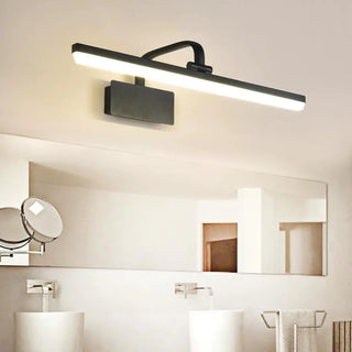 Gold Rotatable Rectangular Metal Bathroom Vanity Light Zawala Image - 1