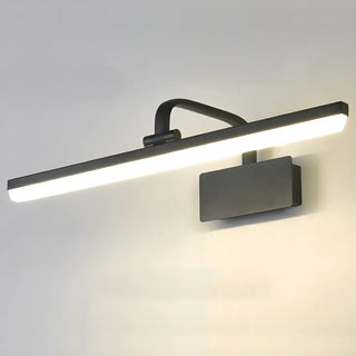 Gold Rotatable Rectangular Metal Bathroom Vanity Light Zawala Image - 5