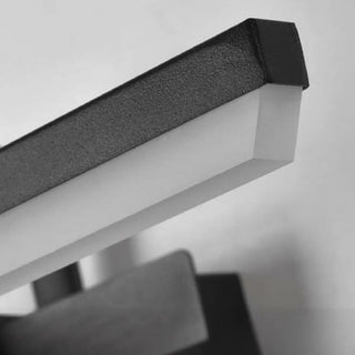 Gold Rotatable Rectangular Metal Bathroom Vanity Light Zawala Image - 9