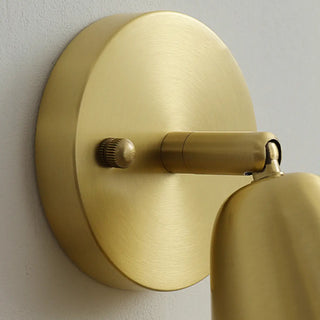 Adjustable Brass Cone Bathroom Mirror Vanity Light Zawala Image - 11