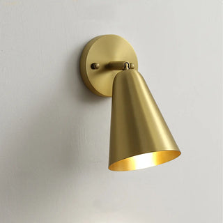 Adjustable Brass Cone Bathroom Mirror Vanity Light Zawala Image - 5