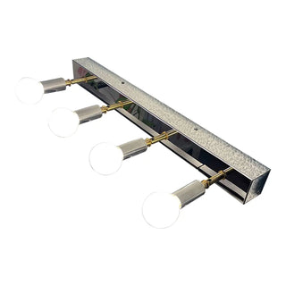 ZOWALA - Adjustable Bulbs Silver Rectangular Vanity Light Image - 11