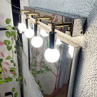 ZOWALA - Adjustable Bulbs Silver Rectangular Vanity Light Image - 7
