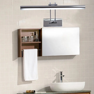 Adjustable Chrome Linear Bathroom Vanity Light Fixture Zawala Image - 1