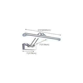 Adjustable Chrome Linear Bathroom Vanity Light Fixture Zawala Image - 12