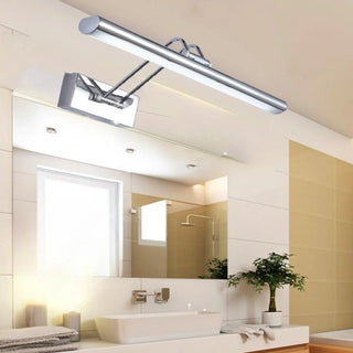 Adjustable Chrome Linear Bathroom Vanity Light Fixture Zawala Image - 2