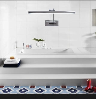Adjustable Chrome Linear Bathroom Vanity Light Fixture Zawala Image - 5