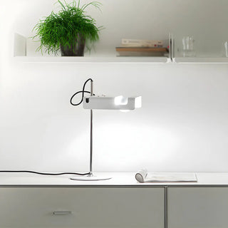 Creative Bedroom Black Geometric Metal Table Lamp Zawala Image - 6