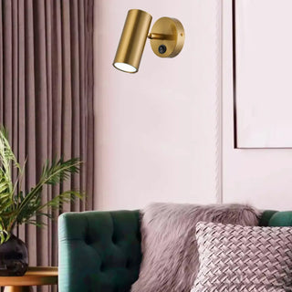 Bedroom Cylinder Adjustable Metal LED Wall Light Zawala Image - 1