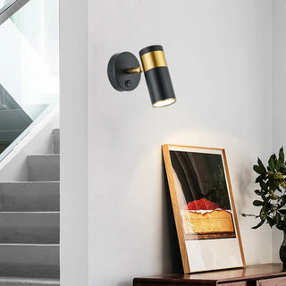 Bedroom Cylinder Adjustable Metal LED Wall Light Zawala Image - 4