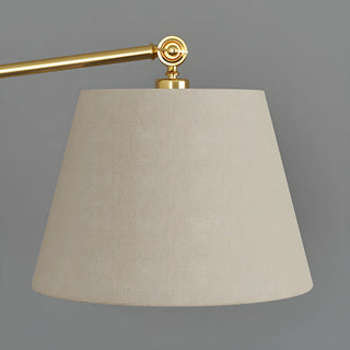 Adjustable Barrel Modern Black and Gold Floor Lamp Zawala Image - 17
