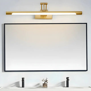 Adjustable Gold Modern Cylinder LED Vanity Light Zawala Image - 1