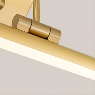 Adjustable Gold Modern Cylinder LED Vanity Light Zawala Image - 13