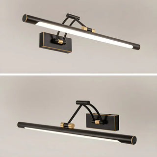 Adjustable Gold Modern Cylinder LED Vanity Light Zawala Image - 8