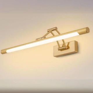 Adjustable Gold Modern Cylinder LED Vanity Light Zawala Image - 9