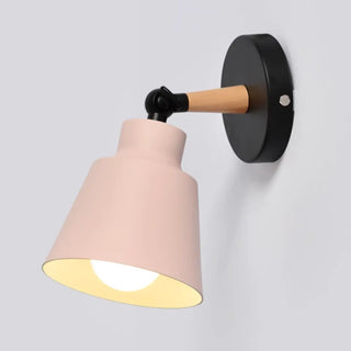Bedroom Adjustable Grey Cone Metal LED Wall Sconce Zawala Image - 10