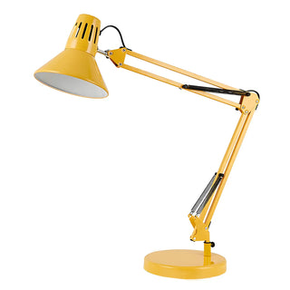 Simple Black Adjustable Metal Arm Study Table Lamp Zawala Image - 10
