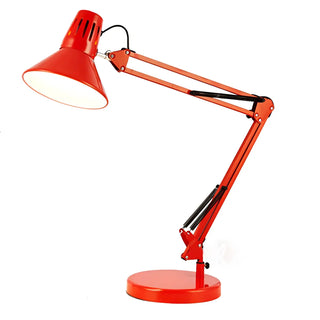 Simple Black Adjustable Metal Arm Study Table Lamp Zawala Image - 9