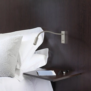 Flexible Gooseneck LED Bedside Wall Reading Light Zawala Image - 2