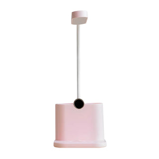 Modern Adjustable Plastic Table Lamp with USB Pink/White Zawala Image - 14