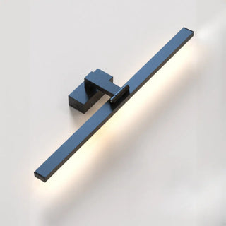 ZOWALA - Modern Rectangular Chrome LED Bathroom Vanity Light Image - 2