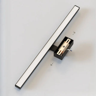 ZOWALA - Modern Rectangular Chrome LED Bathroom Vanity Light Image - 5