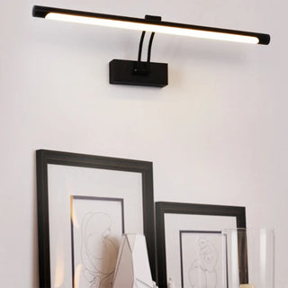 ZOWALA - Slim Modern Adjustable Black Linear Vanity Light Image - 1