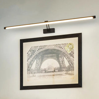 ZOWALA - Slim Modern Adjustable Black Linear Vanity Light Image - 2