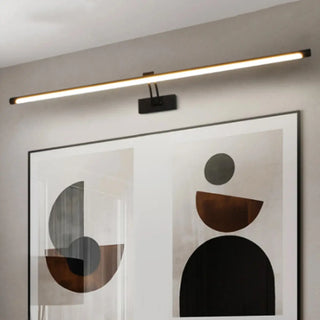 ZOWALA - Slim Modern Adjustable Black Linear Vanity Light Image - 3