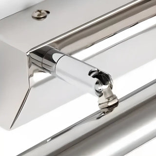 Adjustable Sleek Sliver Cylinder LED Vanity Light Zawala Image - 10