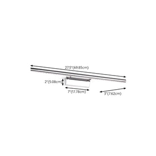 Adjustable Sleek Sliver Cylinder LED Vanity Light Zawala Image - 13