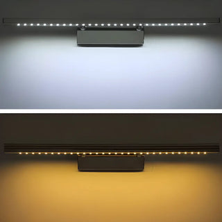 Adjustable Sleek Sliver Cylinder LED Vanity Light Zawala Image - 4