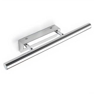 Adjustable Sleek Sliver Cylinder LED Vanity Light Zawala Image - 9