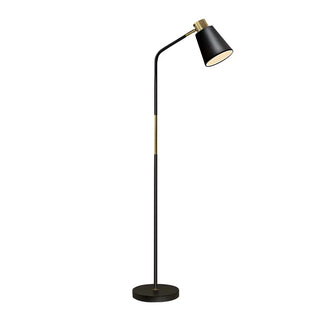 Adjustable Minimalist Green Tapered Metal Floor Lamp Zawala Image - 10