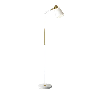 Adjustable Minimalist Green Tapered Metal Floor Lamp Zawala Image - 12