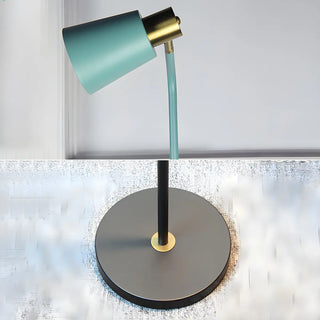 Adjustable Minimalist Green Tapered Metal Floor Lamp Zawala Image - 7